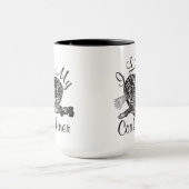 私は私の炭鉱作業員を愛します マグカップ (中央)