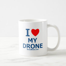 私は私の無人機を愛します コーヒーマグカップ