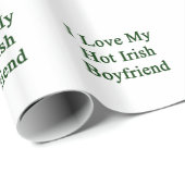 私は私の熱いアイルランドのボーイフレンドを愛します ラッピングペーパー (ロールコーナー)