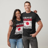 私は私の熱い夫ロング日本の寝台日本のが大好き Tシャツ (ユニセックス)