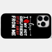 私は私の熱い彼氏が大好きだから私から遠くに離れて Case-Mate iPhoneケース (裏面 (横))