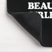 私は私の熱い美しいガールフレンド私のハート私のボー マウスパッド (コーナー)