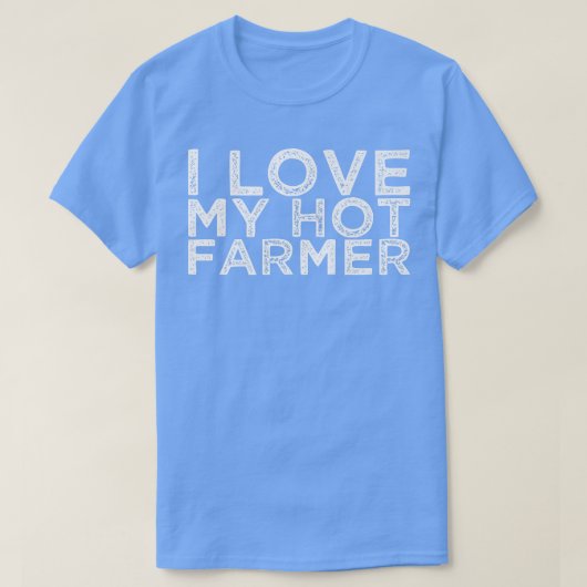 私は私の熱い農家 Tシャツ (デザイン正面)