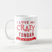 私は私の熱狂するなTongan家族会のTシャツのアイディアを愛します コーヒーマグカップ (左)