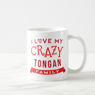私は私の熱狂するなTongan家族会のTシャツのアイディアを愛します コーヒーマグカップ