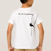 私は私の父のようでありたいと思います Tシャツ (裏面)