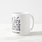 私は私の物に科学の教師を教えます コーヒーマグカップ (正面右)