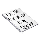 私は私の物語のスーパーヒーローです ノートブック (右側)