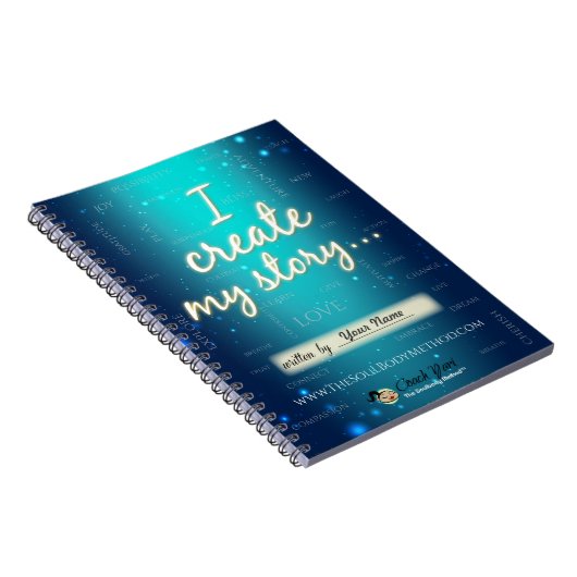 私は私の物語ジャーナルを作成します ノートブック (右側)