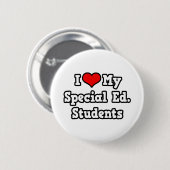 私は私の特別なEdを愛している。学生 缶バッジ (正面&裏面)