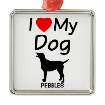 私は私の犬のクリスマスオーナメントが大好き