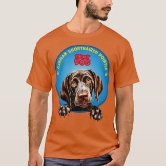 私は私の犬のドイツ語の短いポインタが大好き Tシャツ