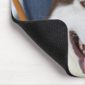 私は私の犬の写真が大好き マウスパッド (コーナー)