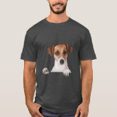 私は私の犬の写真が大好き Tシャツ (正面)