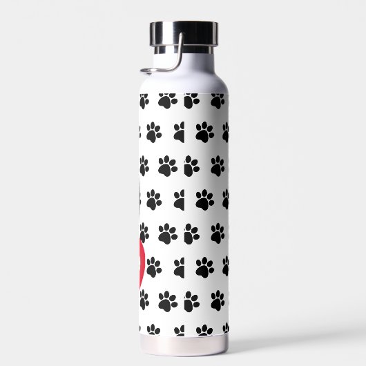 私は私の犬の写真のウォーターボトルが大好き ウォーターボトル (右面)