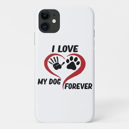 私は私の犬の装飾用クッションが大好き Case-Mate iPhoneケース (裏面)