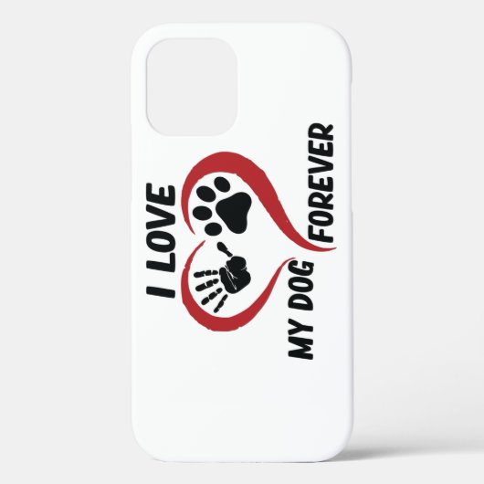 私は私の犬の装飾用クッションが大好き Case-Mate iPhoneケース (裏面)