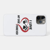 私は私の犬の装飾用クッションが大好き Case-Mate iPhoneケース (裏面(横))