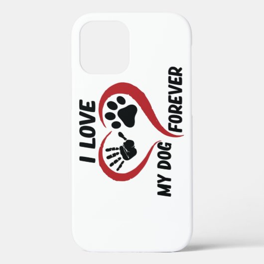 私は私の犬の装飾用クッションが大好き Case-Mate iPhoneケース (裏面)