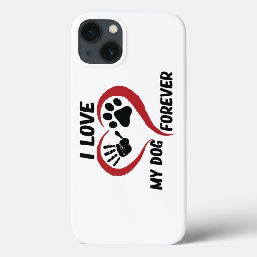 私は私の犬の装飾用クッションが大好き Case-Mate iPhoneケース (裏面)