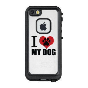私は私の犬の装飾用クッションが大好き LifeProof FRÄ’ iPhone SE/5/5sケース