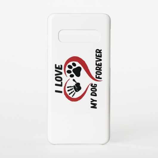 私は私の犬の装飾用クッションが大好き SAMSUNG GALAXYケース (裏面)