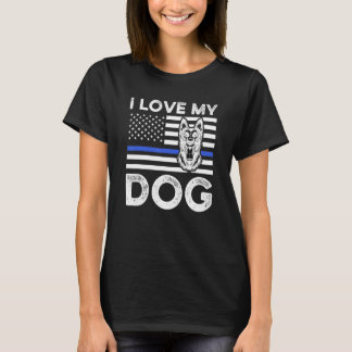 私は私の犬の警察犬K 9 Tシャツ