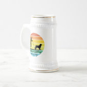 私は私の犬のSUPと一緒に食べたい ビールジョッキ (正面左)