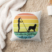 私は私の犬のSup女と一緒にSupしたい クッション (ブランケット)