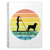 私は私の犬のSup女と一緒にSupしたい ノートブック (正面)