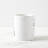 私は私の犬を愛している！ コーヒーマグカップ (中央)