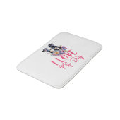 私は私の犬を愛している バスマット (アングル)