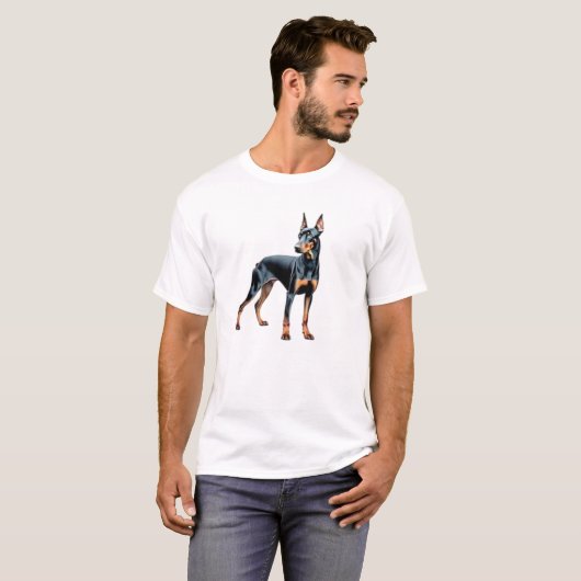 私は私の犬を愛している Tシャツ (正面フル)
