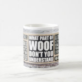 私は私の犬を愛します コーヒーマグカップ (中央)