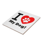 私は私の犬を愛します タイル (側面)