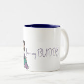 私は私の犬を愛する – 女性版4 ツートーンマグカップ (正面右)