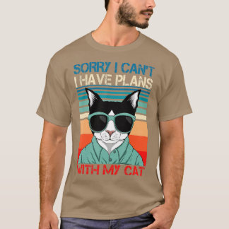 私は私の猫と一緒に計画を持っていることができなかった – 9 Tシャツ