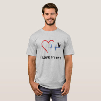 私は私の猫のワイシャツを愛します Tシャツ