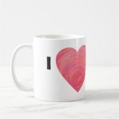 私は私の猫をハート、私を悩ませるのは人間だマグカップ コーヒーマグカップ (左)