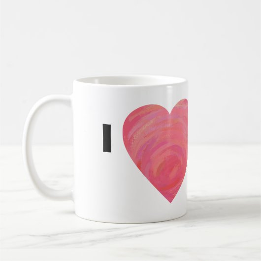 私は私の猫をハート、私を悩ませるのは人間だマグカップ コーヒーマグカップ (左)