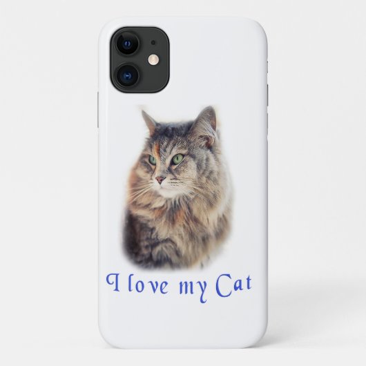私は私の猫ケースメイトiPhoneケースが大好き Case-Mate iPhoneケース (裏面)