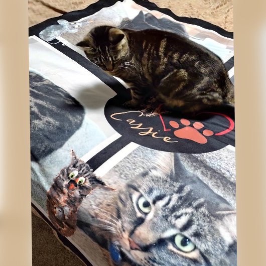 私は私の猫シェルパ毛布が大好き シェルパブランケット