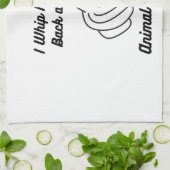 私は私の獣脂を前後に鞭で打つ キッチンタオル (折り畳み)