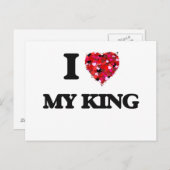 私は私の王を愛する ポストカード (正面/裏面)