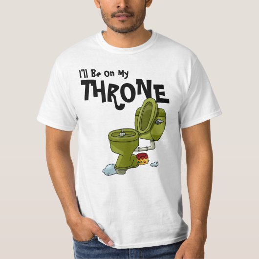 私は私の王位のTシャツにあります Tシャツ (正面)