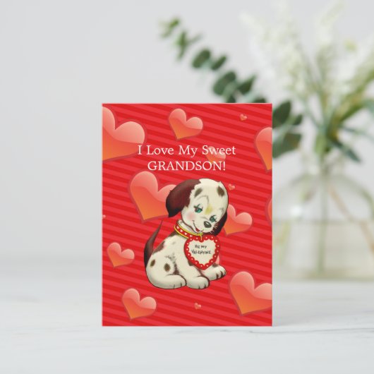 私は私の甘い孫が大好き…バレンタインの願い シーズンポストカード (スタンド正面)