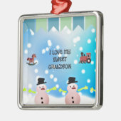 私は私の甘い孫セラミックオーナメント メタルオーナメント (左)