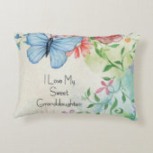 私は私の甘い孫娘が大好き アクセントクッション (裏面)