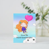 私は私の甘い孫娘が大好き…ハグとキスホ シーズンポストカード (スタンド正面)