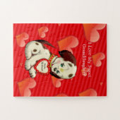 私は私の甘い孫娘が大好き…バレンタインの願い ジグソーパズル (横)